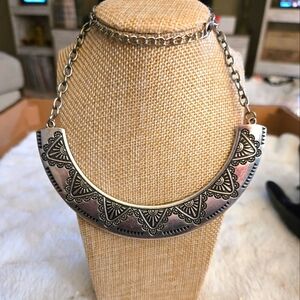 **3/$10** Boho Silver Statement Necklace